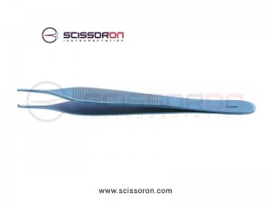 Adson Dissecting Forceps 1x2 Teeth Straight Titanium Adson Dissecting Forceps 1x2 Teeth Straight Titanium