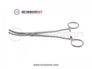 Heaney Hysterectomy Forceps Curved Jaws Single Tooth Heaney Hysterectomy Forceps Curved Jaws Single Tooth