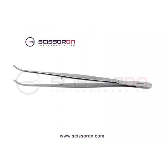 Semken Tissue Forceps Curved Jaws