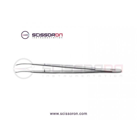 Gerald Tissue Forceps Curved Toothed Ends