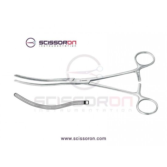 Kocher Intestinal Clamp Curved Jaws