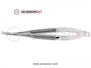 Barraquer Micro Needle Holder Curved Jaws without Lock Barraquer Micro Needle Holder Curved Jaws without Lock