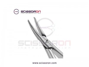 Barraquer Micro Needle Holder Medium Curved Jaws without Lock Barraquer Micro Needle Holder Medium Curved Jaws without Lock