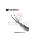 Barraquer Micro Needle Holder Curved Standard Jaws with Lock