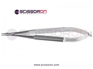 Barraquer Micro Needle Holder Straight Standard Jaws without Lock Barraquer Micro Needle Holder Straight Standard Jaws without Lock
