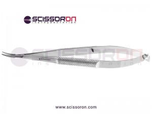 Barraquer Micro Needle Holder Curved Standard Jaws without Lock Barraquer Micro Needle Holder Curved Standard Jaws without Lock
