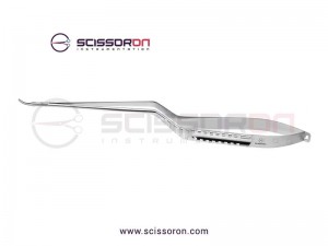 Yasargil Microsurgical Needle Holder Curved Jaws