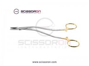 Micro Olsen-Hegar Needle Holder with Suture Scissors, 12 cm, Serrated Jaw