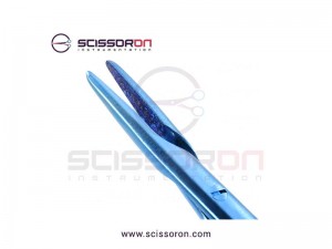Jacobson Needle Holder TC Dusted Straight Jaws without Lock Titanium Jacobson Needle Holder TC Dusted Straight Jaws without Lock Titanium