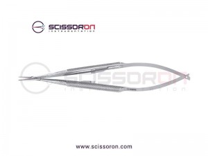 Reill Micro Needle Holder TC Dusted Straight Jaws with Lock Reill Micro Needle Holder TC Dusted Straight Jaws with Lock