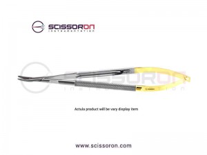 Jacobson Needle Holder Curved TC Heavy Jaws without Lock Jacobson Needle Holder Curved TC Heavy Jaws without Lock