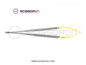Jacobson Needle Holder Straight TC Jaws without Lock