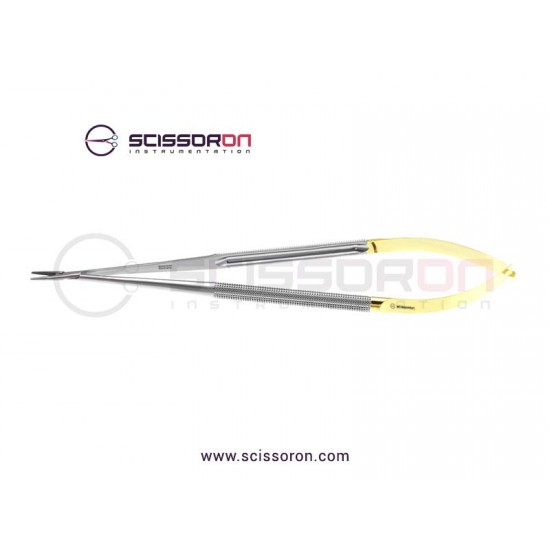 Jacobson Needle Holder Straight TC Jaws without Lock