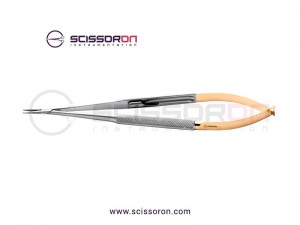 Jacobson Needle Holder Straight TC Jaws with Lock