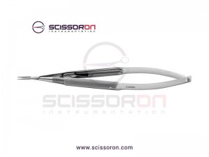 Jacobson Needle Holder TC Dusted Straight Jaws with Lock Jacobson Needle Holder TC Dusted Straight Jaws with Lock