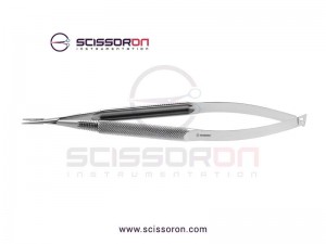 Jacobson Needle Holder TC Dusted Straight Jaws with Lock Jacobson Needle Holder TC Dusted Straight Jaws with Lock
