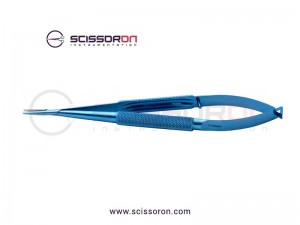 Jacobson Needle Holder TC Dusted Straight Jaws without Lock Jacobson Needle Holder TC Dusted Straight Jaws without Lock