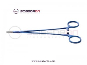 Ryder Needle Holder Diamond Dust Jaws - Titanium Ryder Needle Holder Diamond Dust Jaws - Titanium