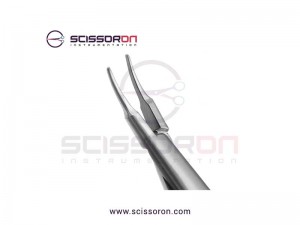 Bechert-Sinskey Needle Holder Curved Jaws
