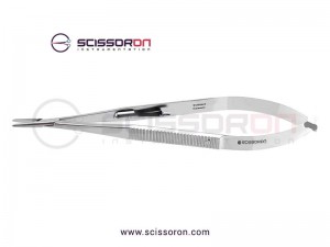 Castroviejo Micro Needle Holder 12mm Smooth Straight Jaws Castroviejo Micro Needle Holder 12mm Smooth Straight Jaws