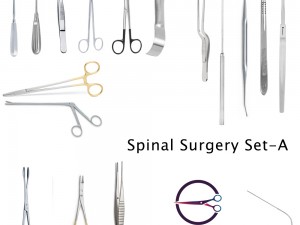 Spinal Surgery Instruments Set - A Spinal Surgery Instruments Set - A