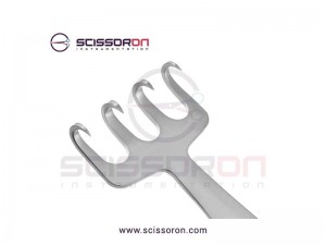 Freeman Facelift (Rhytidectomy) Rake Retractor in-line Prongs Freeman Facelift (Rhytidectomy) Rake Retractor in-line Prongs