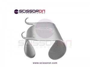 Fomon Retractors Skin Hook Double Prong Ball End 16cm ENT Surgical  Instruments