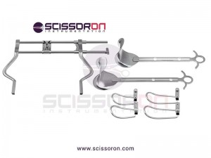 Balfour Abdominal Retractor Complete Set 3 Balfour Abdominal Retractor Complete Set 3
