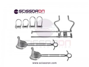 Balfour Abdominal Retractor Complete Set 4 Balfour Abdominal Retractor Complete Set 4