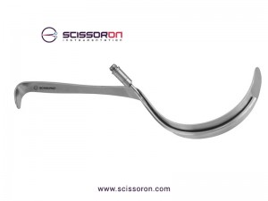 Deaver Retractor with Fiberoptics 30.5cm x 12.7mm Deaver Retractor with Fiberoptics 30.5cm x 12.7mm