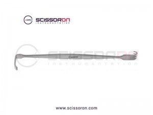 Senn-Miler Retractor Sharp Prongs