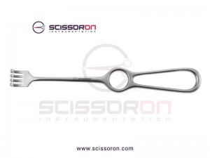 Volkmann Catspaw Retractor Blunt Prongs