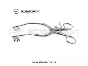 Adson Self-Retaining Cerebellar Retractor Curved Shanks Blunt Ends Adson Self-Retaining Cerebellar Retractor Curved Shanks Blunt Ends