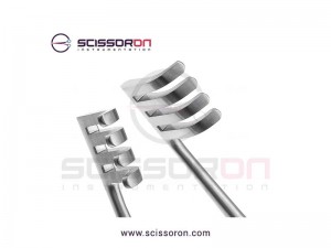 Adson Self-Retaining Cerebellar Retractor Curved Shanks Blunt Ends Adson Self-Retaining Cerebellar Retractor Curved Shanks Blunt Ends