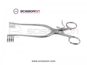 Adson Self-Retaining Cerebellar Retractor Straight Shanks Blunt Ends Adson Self-Retaining Cerebellar Retractor Straight Shanks Blunt Ends