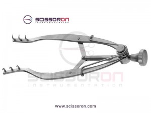 Stevenson Lacrimal Sac Self retaining Retractor Prongs Blade Stevenson Lacrimal Sac Self retaining Retractor Prongs Blade