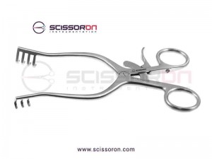 Weitlaner Self-Retaining Retractor 3x4 Blunt Prongs Weitlaner Self-Retaining Retractor 3x4 Blunt Prongs