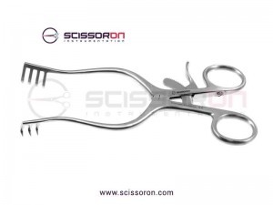 Weitlaner Self-Retaining Retractor 3x4 Sharp Prongs Weitlaner Self-Retaining Retractor 3x4 Sharp Prongs