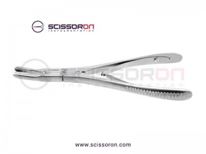 Rottgen-Ruskin Bone Rongeur Curved Jaws