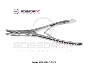Ruskin Bone Rongeur Curved Jaws