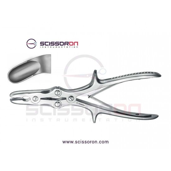 Stille-Luer Bone Rongeur Curved Jaws