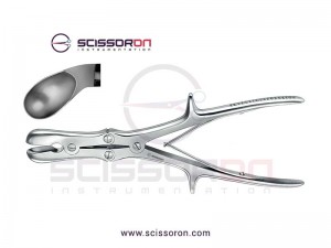 Stille-Luer Bone Rongeur Curved Jaws