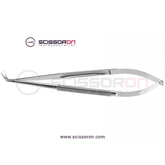 Rhoton-Type Microvascular Scissor Angled Right Blades