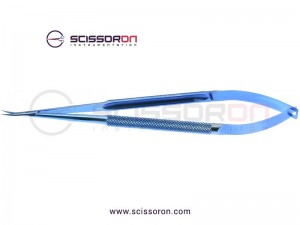 Rhoton-Type Microvascular Scissor Curved Blades Titanium