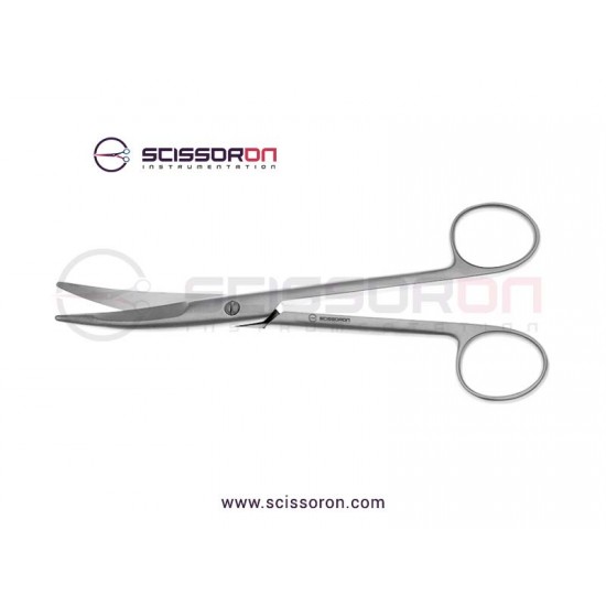 Mayo Dissecting Scissor Chamfered Curved Blades