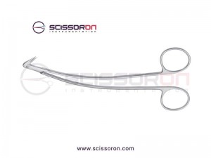 Favaloro Vascular Scissor 130D Angled Blades Favaloro Vascular Scissor 130D Angled Blades