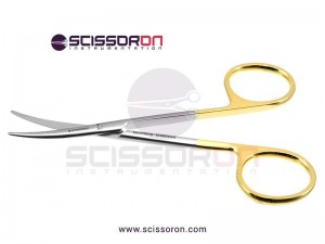Strabismus Scissor Curved TC Blades