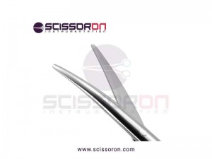 Strabismus Scissor Curved TC Blades