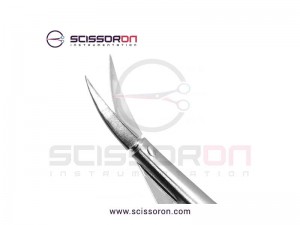 Clayman-Vannas Scissor 7mm Curved Blades Clayman-Vannas Scissor 7mm Curved Blades