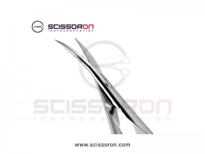 McPherson-Vannas Iris Scissor 11mm Curved Blades